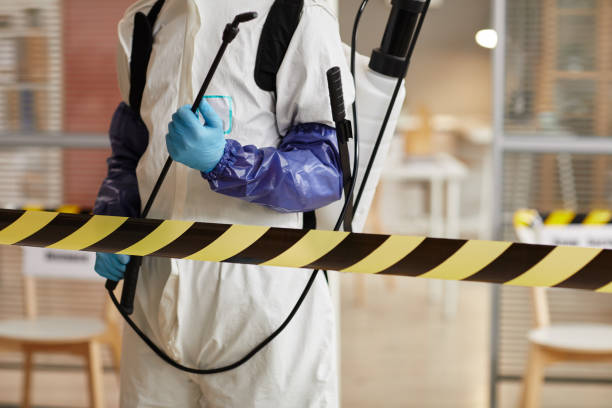 Professional Biohazard Cleanup technician working in Canton, MO